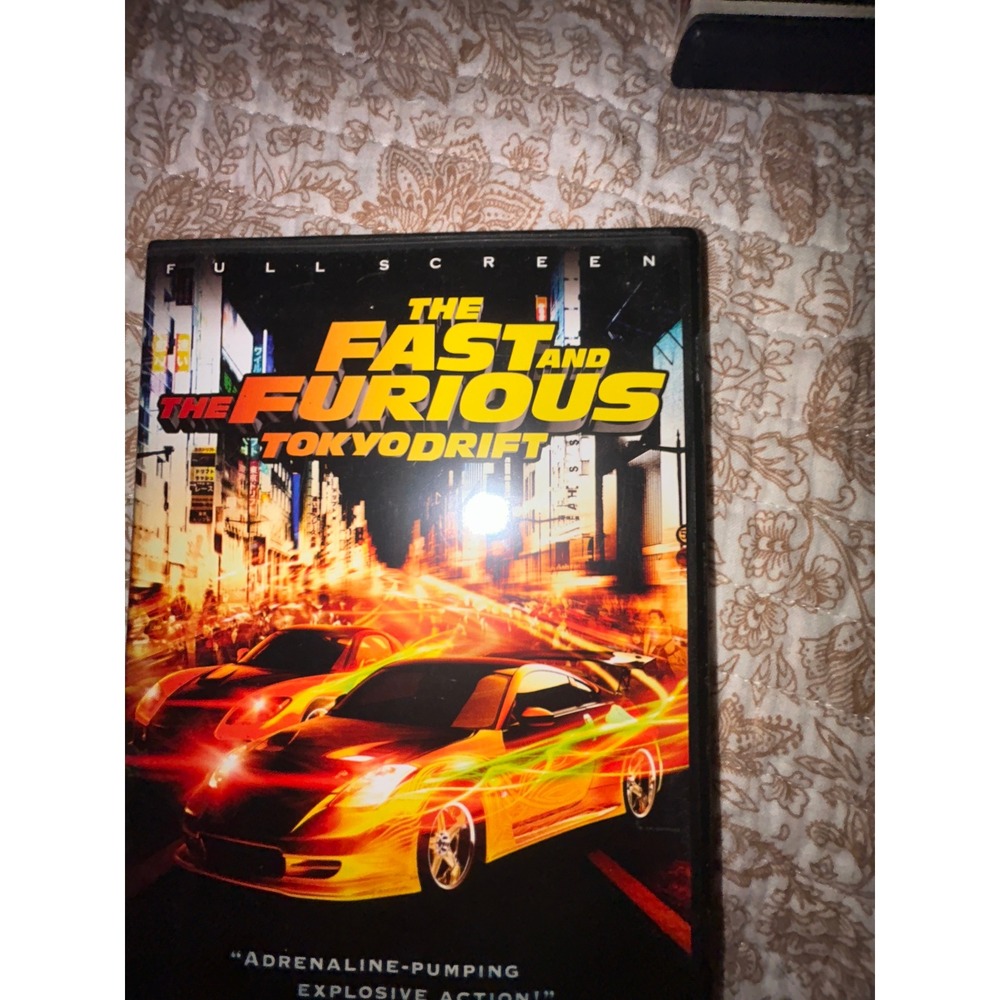 The Fast and the Furious Tokyo Drift DVD Full Screen Action Racing Movie PG-13